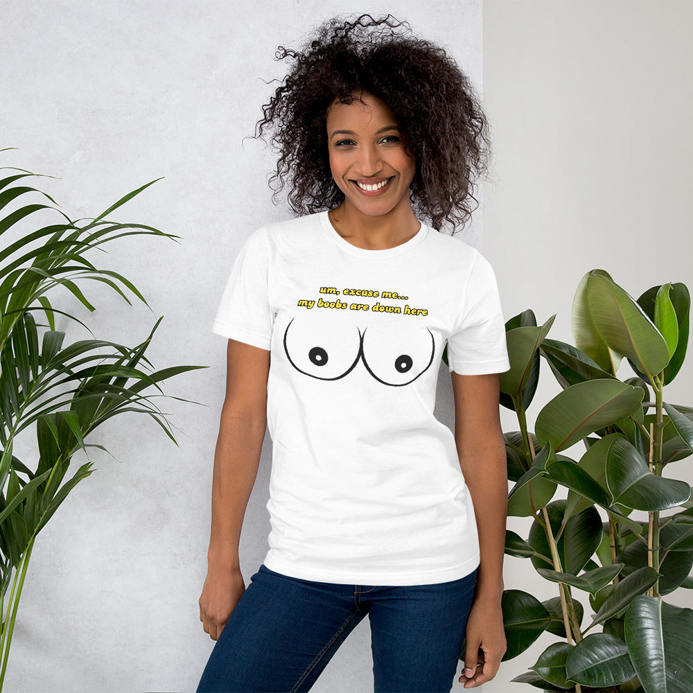 Stare at my tits T-Shirts, Unique Designs